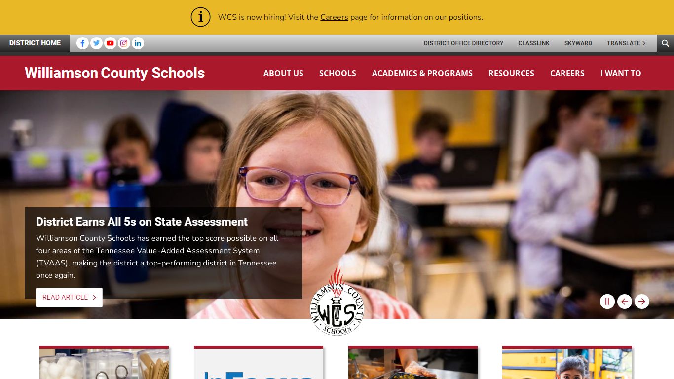 Williamson County Schools / Homepage