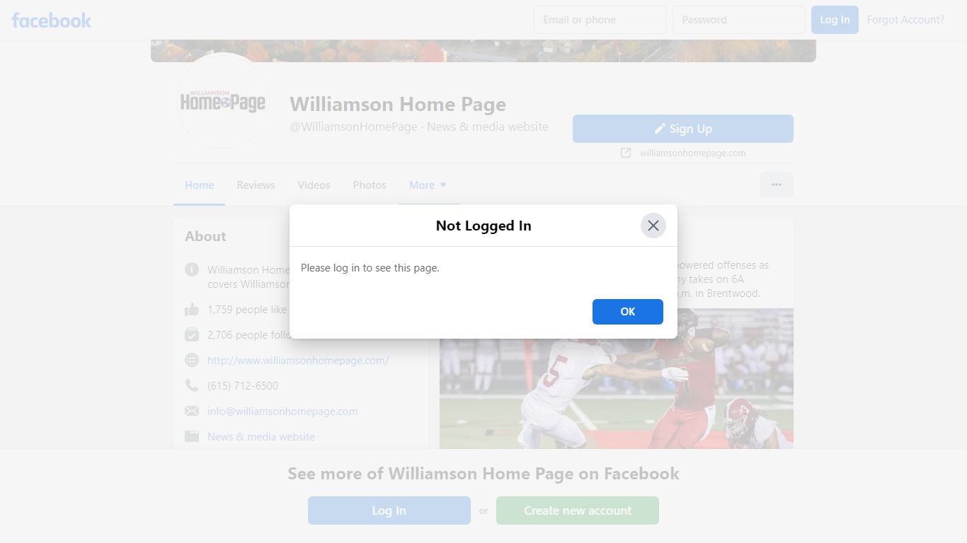 Williamson Home Page - Home - Facebook